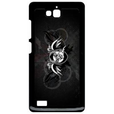 Coque huawei honor 3c et 3c 4g abstract scary vector
