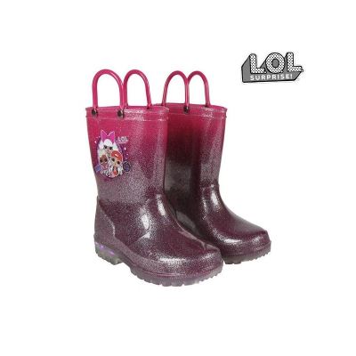 Bottes en Caoutchouc pour Enfants LOL Surprise! Fuchsia Violet Taille des chaussures 33