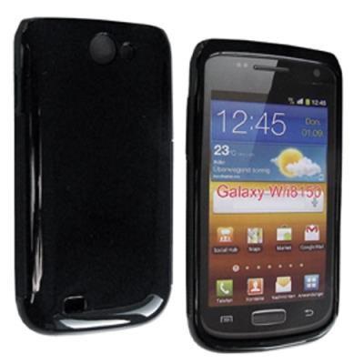 Housse Softygel noire glossy pour Samsung Galaxy W i8150