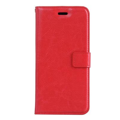 Etui en PU Crazy Horse pour Huawei Honor 8 - Rouge