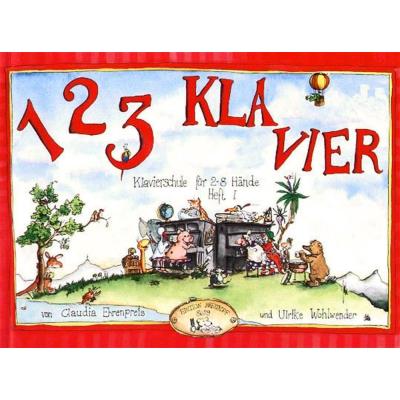 Partitions classique EDITION BREITKOPF EHRENPREIS/WOHLWENDER - 1 2 3 KLA-VIER HEFT 1 - PIANO Piano
