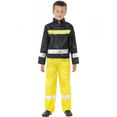 Costume pompier fireman pour enfant - 7-9 ans
