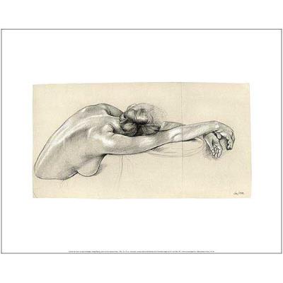 Affiche 40x50 cm Le repos de Nadège / Nadège Resting / Nadège ruhend