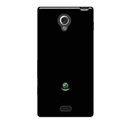 Housse Softygel noire glossy Sony Xperia T