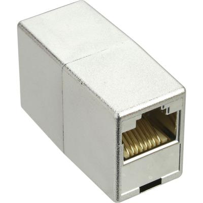 Inline® accouplement câble patch 2x rj45 fem. blindé 69990l