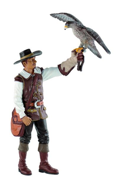 Bullyland Animal World figurine Fauconnier avec faucon 14 cm