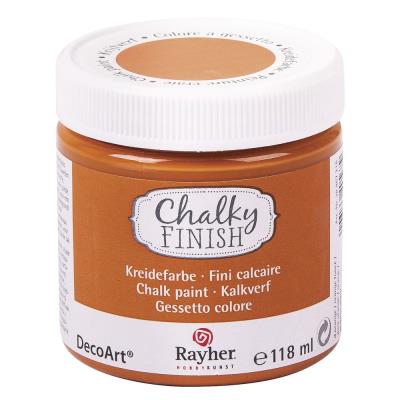 Peinture craie (Chalky Finish) - orange foncé - 118 ml - Rayher