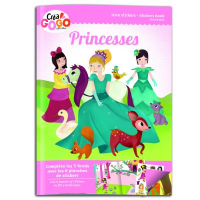 Livre de stickers princesses teo & zina