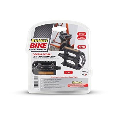 Bottari accessoires pour vélo avec réflecteurs de pédales vtt (la paire)-noir