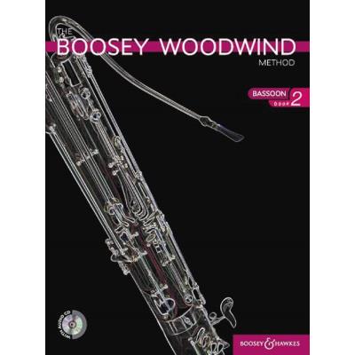 Partitions classique BOOSEY & HAWKES THE BOOSEY WOODWIND METHOD BASSOON   VOL. 2 + CD - BASSOON Basson