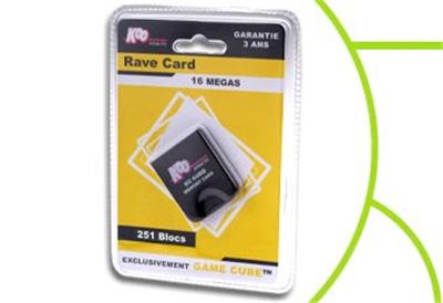 Memory Card Gamecube Rave Card 16Mo (251 Blocks) (Ngc)