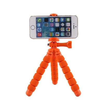 Mini-Trépied Flexible RM-95 avec Support Smartphone - Fotopro - Universel - Orange