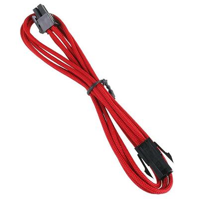 Bitfenix - Alchemy Red - Extension d'alimentation gainée - ATX12V 4 pins - 45 cm (coloris rouge)
