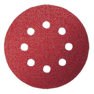 Bosch 2609256A16 Feuilles Abrasives pour Ponceuses Excentriques Diamètre 115 Mm 8 Trous Grain 60 Lot De 5 Feuilles