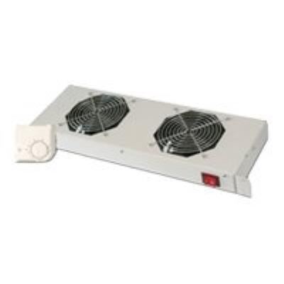 Digitus DN-19 FAN-2-HO-SW - ventilatiepakket met thermostaat voor rack