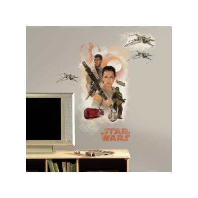 STAR WARS 7 Sticker Géant Héros 42,5 x 72,3 cm
