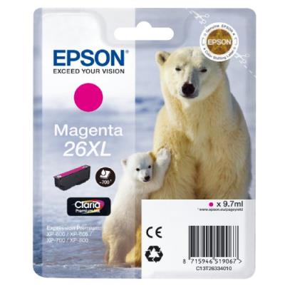 Epson T2633 Cartouche d'encre d'origine 700 pages 9,7 ml Magenta