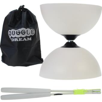 Diabolo circus light blanc + baguettes superglass + sac - 1
