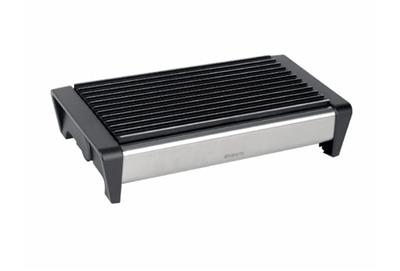 Brabantia Chauffe-plat, 2 bougies - Matt Steel with Black Grille