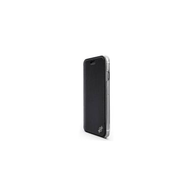 X-Doria Engage Folio - Flip cover voor mobiele telefoon - polycarbonaat, leerachtig - zwart - voor Apple iPhone 6, 6s