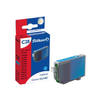 Pelikan C28 - cyaan - inktcartridge (alternative for: Canon CLI-8C)