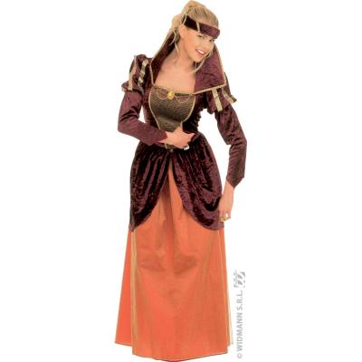 Costume Reine Médiévale Velours - Taille M