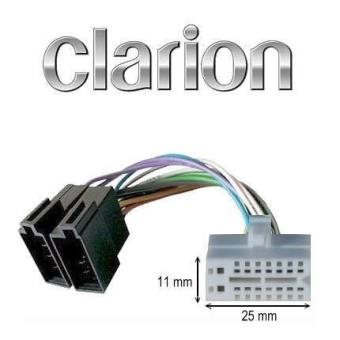 Cable adaptateur ISO autoradio CLARION 16 pins