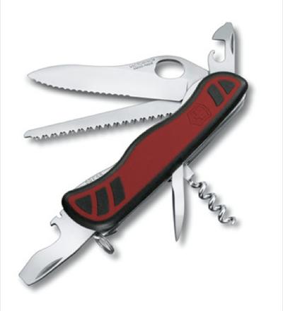 Couteau Suisse de Poche - Victorinox Forester One Hand - 0.8361.MWC - Rouge - 10 Pieces