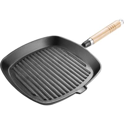 Sartén Parrilla Lamart LT1063 24 cm Hierro Fundido Induction Gas Cerámico - vue 2