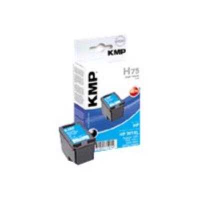 KMP H75 - zwart - inktcartridge (alternatief voor: HP 301XL)