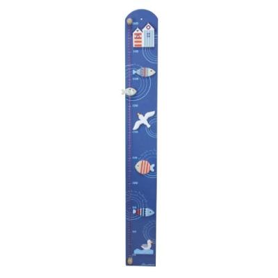 Toise bois  bord de mer  bleue