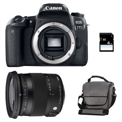 CANON eos 77d + sigma 17-70 f2,8-4 dc macro os hsm contemporary + sac + sd 4go