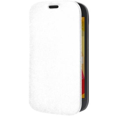 Etui folio blanc made in france pour samsung galaxy ace 4 g357 bbc