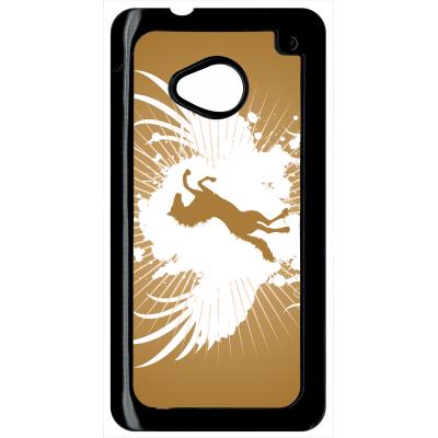 Coque HTC m7 grunge horse