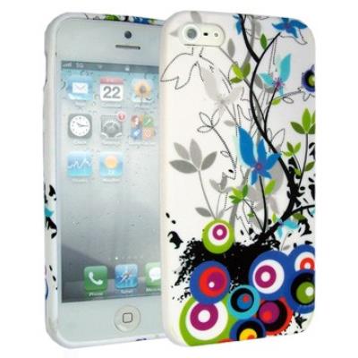 Housse SoftyGel Flower pour Apple iPhone 5