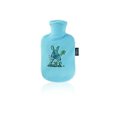 Fashy 650551 bouillotte housse motif animaux polaire ciel 25 x 15 x 4,5 cm 0,8 l