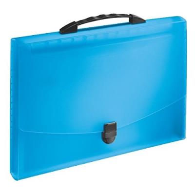 Esselte vivida trieur valisette à soufflet 12 compartiments - bleu 624022