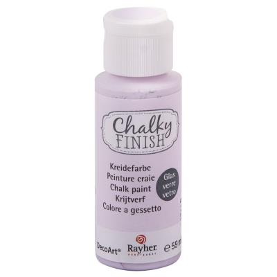 Peinture craie verre (Chalky Finish) - rose poudre - 59ml - Rayher