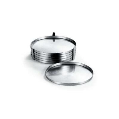 STELTON 019-1 DESSOUS-DE-VERRE INOX LOT DE 6