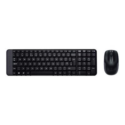Clavier Gamer Logitech Wireless Desktop Mk220 Italian Layout It Noir