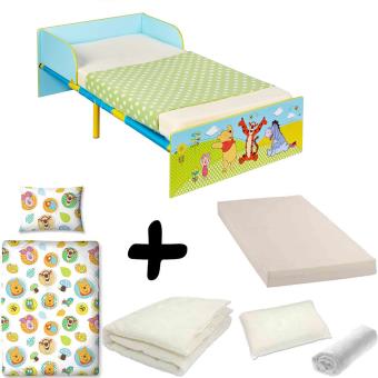 Pack complet Lit Bois et Metal Winnie l\'Ourson = Lit+Matelas ... Pack complet Lit Bois et Metal Winnie l\'Ourson = Lit+Matelas ...