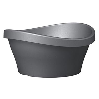 Scheurich 54256 262/30 Wave Garden Coupe De Fleurs Plastique Gris Métallique 29 X 29 X 15 Cm