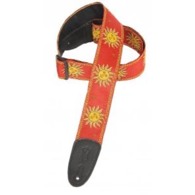 Levy's Sangle Polyester et Cuir MPJG-SUN red