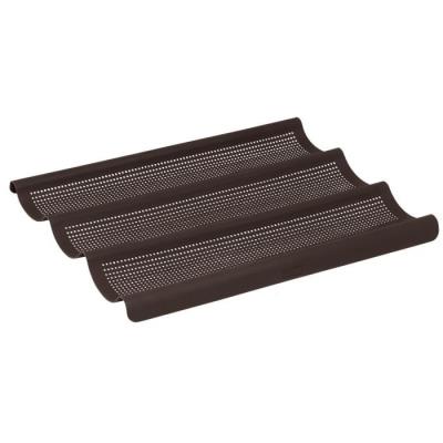 Lurch lot de 3 moules baguettes - 28,5 x 19 cm - marron 85085