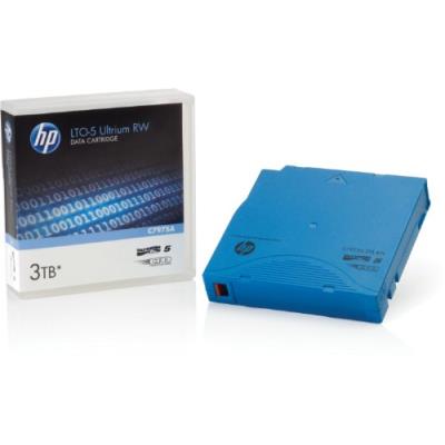 HP C7975A Ultrium RW Data Cartridge LTO Ultrium 5 1.5 To / 3 To étiqueté Bleu clair Support de stockage