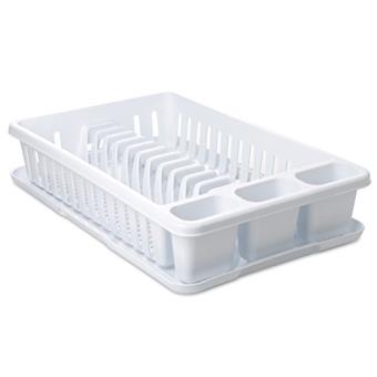 Tatay 1127001 egouttoir à vaisselle plastique blanc 42 x 27 x 10 cm -  Ustensile de cuisine - Achat & prix