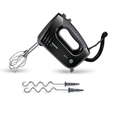 Siemens mq96500 fq.1 batteur à main édition ergonomique, 500 watts , noir et gris