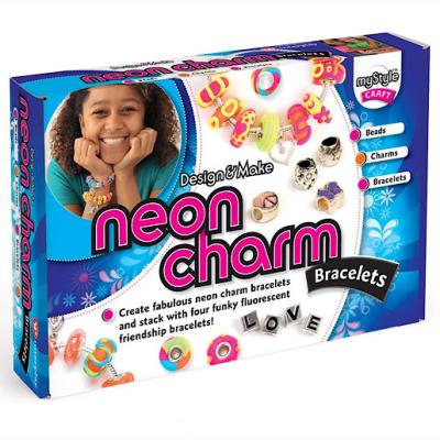 myStyle Craft – Neon Charm Bracelets – Kit de Création Bracelets Fluorescent