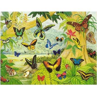 Puzzle 1500 pièces - Arc en ciel de papillons James Hamilton