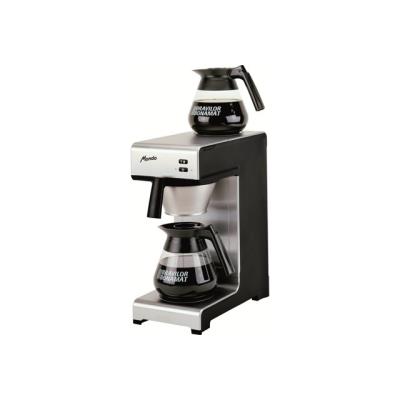 Bravilor Bonamat Mondo 2 - cafetière - inox avec des touches de noir